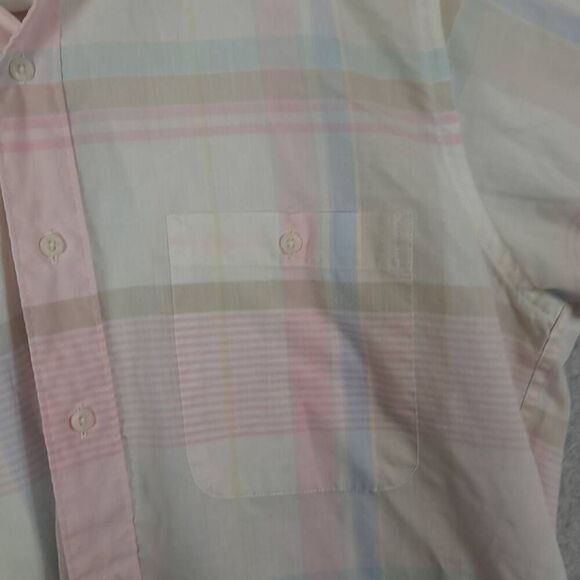 Christian Dior Button Down Plaid Shirt Large Slim Fit - Picture 3 of 8